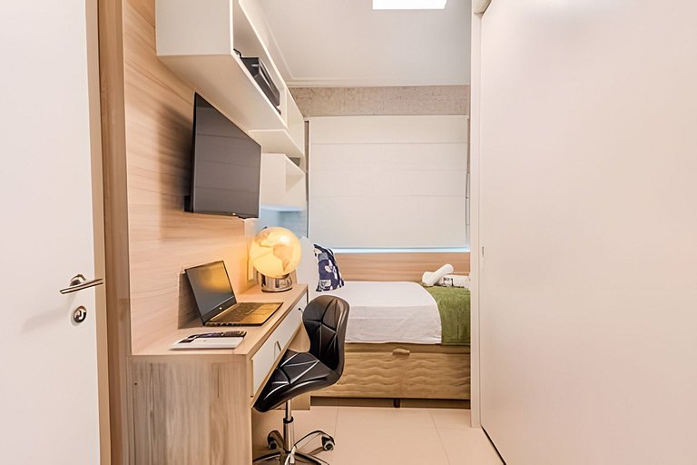 A3/202-Duplex 2Q+Ar+SPA ao lado MorumBIS-Einstein