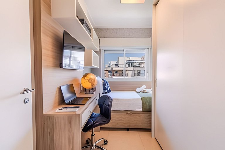 A3/202-Duplex 2Q+Ar+SPA ao lado MorumBIS-Einstein