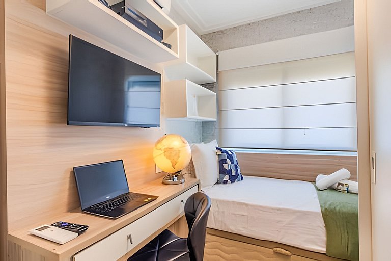 A3/202-Duplex 2Q+Ar+SPA ao lado MorumBIS-Einstein