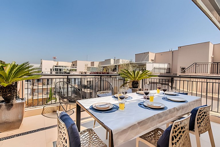 A3/202-Duplex 2Q+Ar+SPA ao lado MorumBIS-Einstein