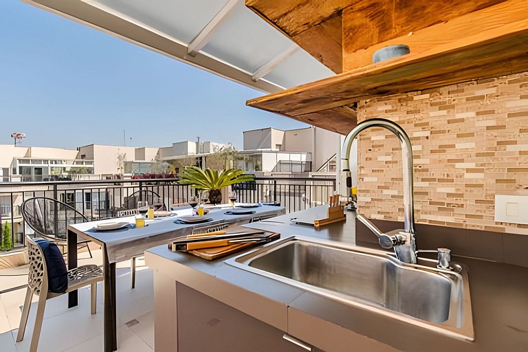 A3/202-Duplex 2Q+Ar+SPA ao lado MorumBIS-Einstein