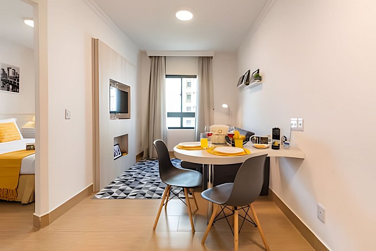 MP/1212 Flat Pinheiros | Próx HC + Vaga Grátis