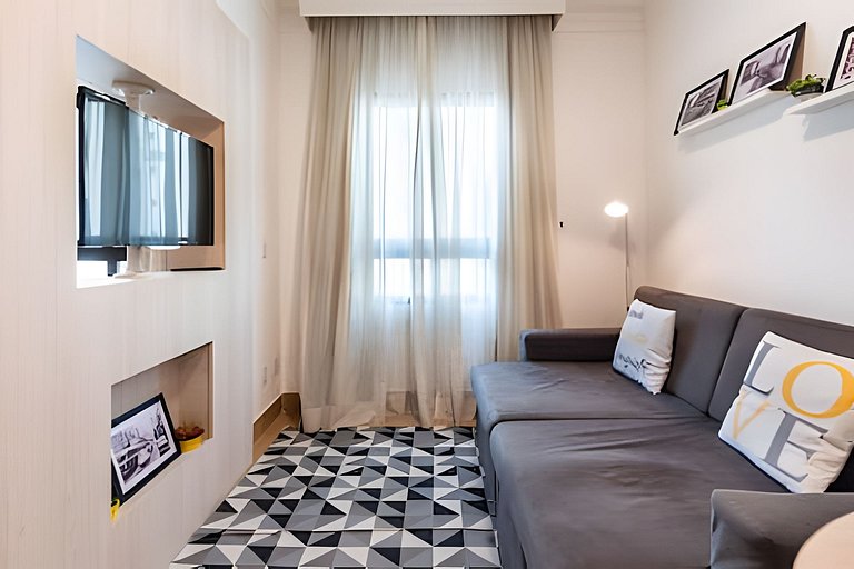 MP/1212-Flat no Mercure Pinheiros com Garagem