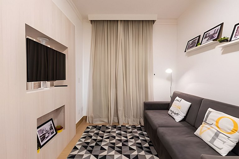 MP/1212-Flat no Mercure Pinheiros com Garagem