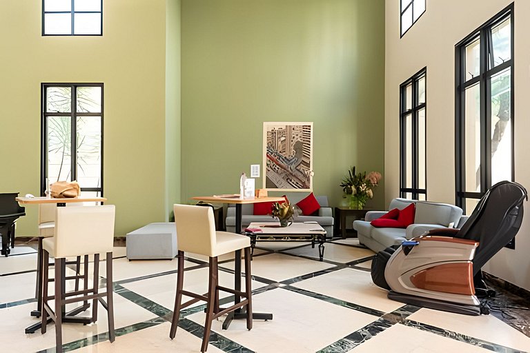 MP/1212-Flat no Mercure Pinheiros com Garagem