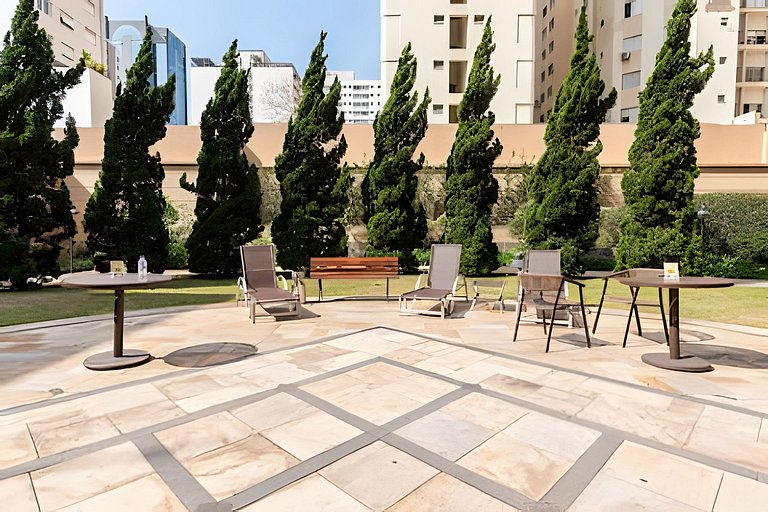 MP/1212-Flat no Mercure Pinheiros com Garagem