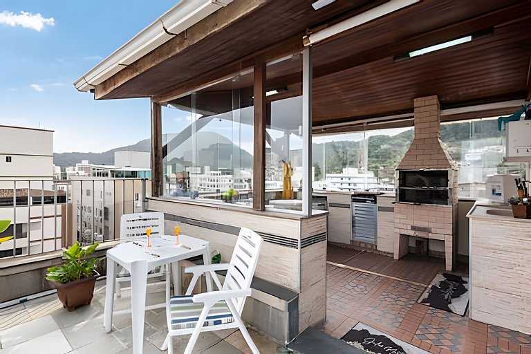 V/52-Cobertura incrível c/Jacuzzi-Enseada Guarujá