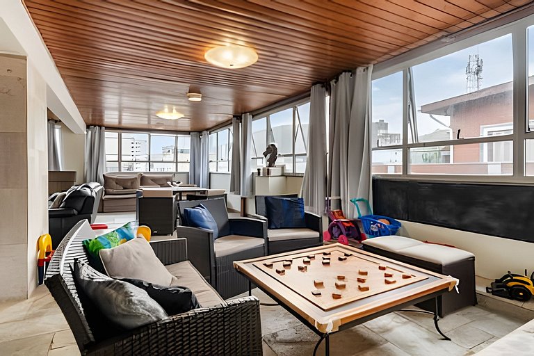 V/52-Cobertura incrível c/Jacuzzi-Enseada Guarujá