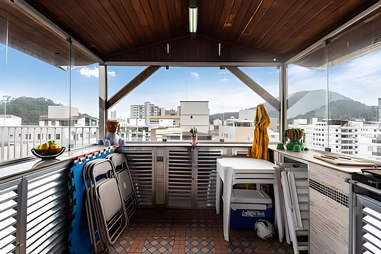 V/52-Cobertura incrível c/Jacuzzi-Enseada Guarujá