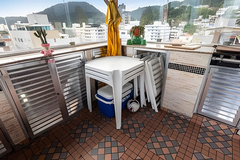 V/52-Cobertura incrível c/Jacuzzi-Enseada Guarujá