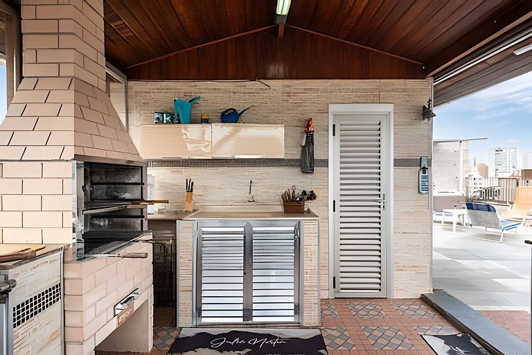 V/52-Cobertura incrível c/Jacuzzi-Enseada Guarujá