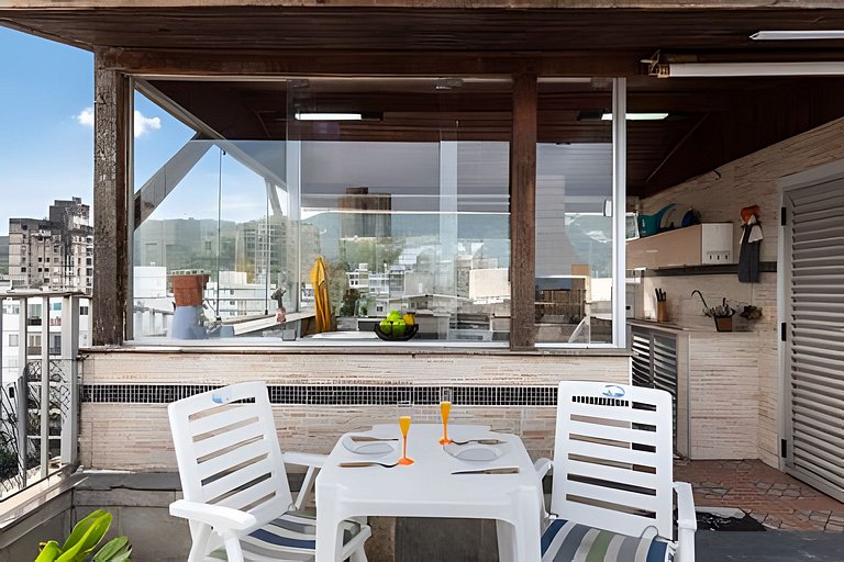 V/52-Cobertura incrível c/Jacuzzi-Enseada Guarujá