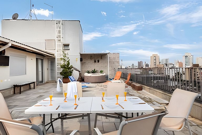 V/52-Cobertura incrível c/Jacuzzi-Enseada Guarujá