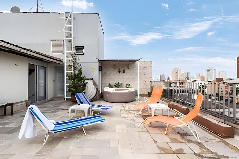 V/52-Cobertura incrível c/Jacuzzi-Enseada Guarujá