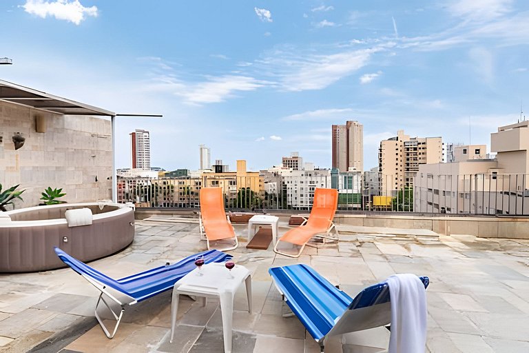 V/52-Cobertura incrível c/Jacuzzi-Enseada Guarujá