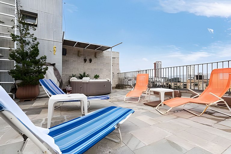 V/52-Cobertura incrível c/Jacuzzi-Enseada Guarujá