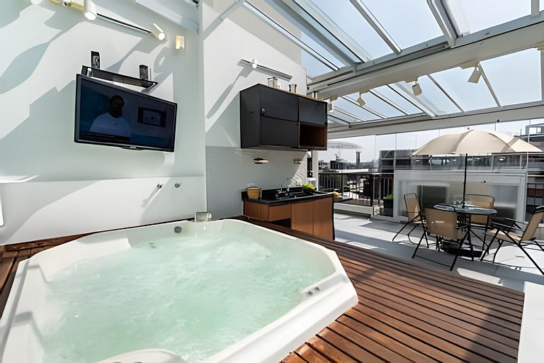 A2/403-Duplex Cama King+Ar+Spa - MorumBIS&Einstein