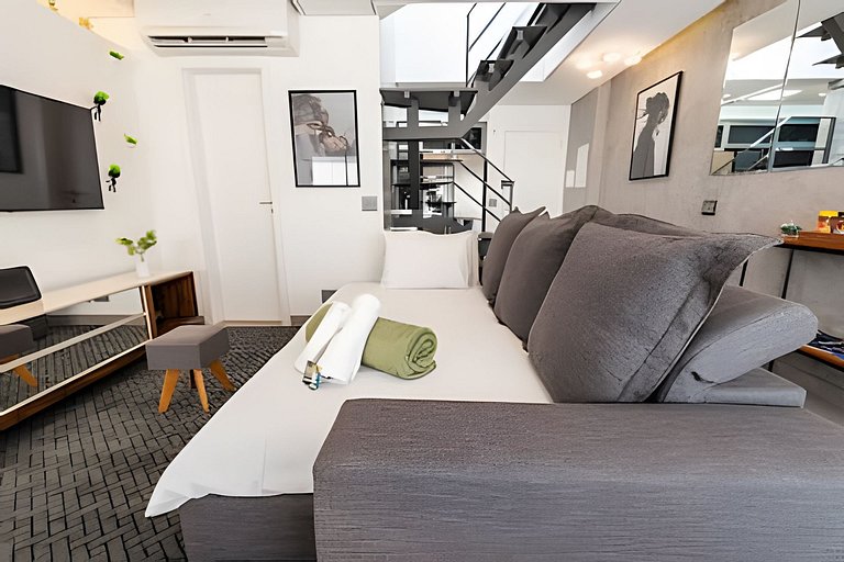 A2/403-Duplex Cama King+Ar+Spa - MorumBIS&Einstein