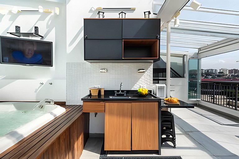 A2/403-Duplex Cama King+Ar+Spa - MorumBIS&Einstein