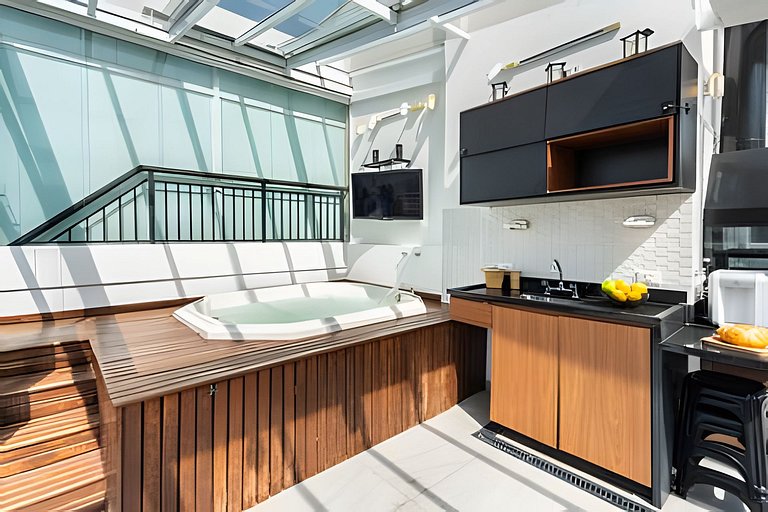 A2/403-Duplex Cama King+Ar+Spa - MorumBIS&Einstein