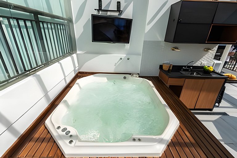 A2/403-Duplex Cama King+Ar+Spa - MorumBIS&Einstein