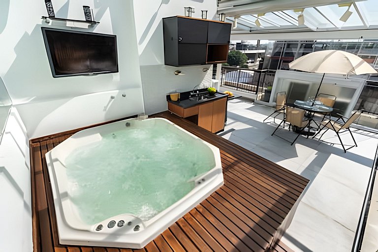A2/403-Duplex Cama King+Ar+Spa - MorumBIS&Einstein