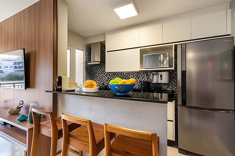 A4/102-Apt 2 quartos, A/C, 200m Einsten e MorumBIS