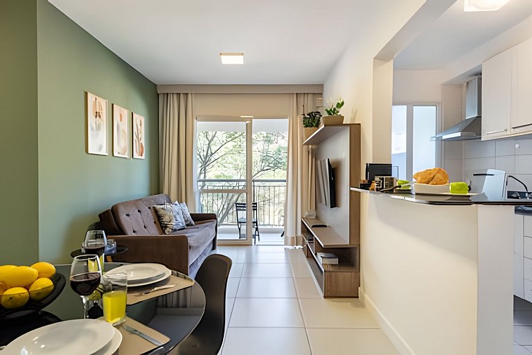 M3/206-2 quartos vista jardim garagem 200m Einsten