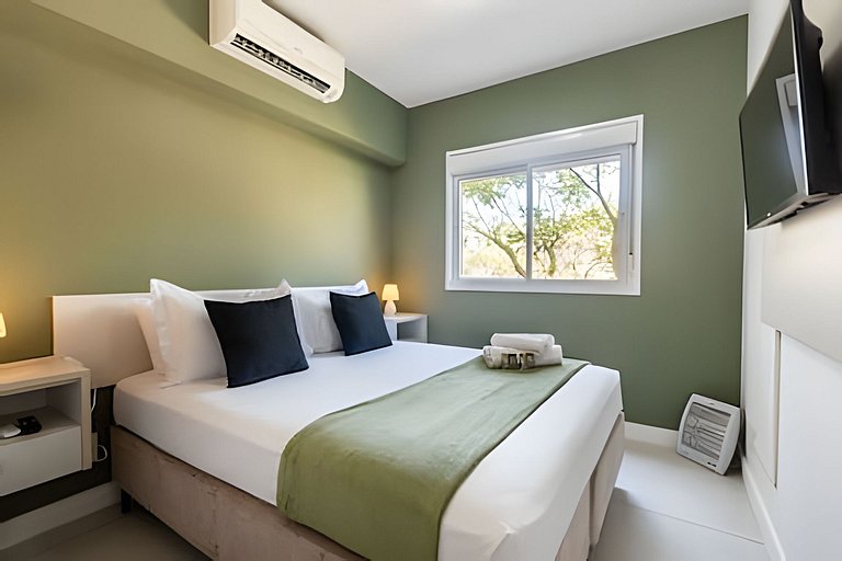 M3/206-2 quartos vista jardim garagem 200m Einsten