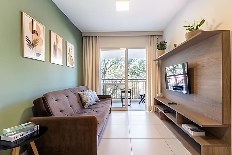 M3/206-2 quartos vista jardim garagem 200m Einsten