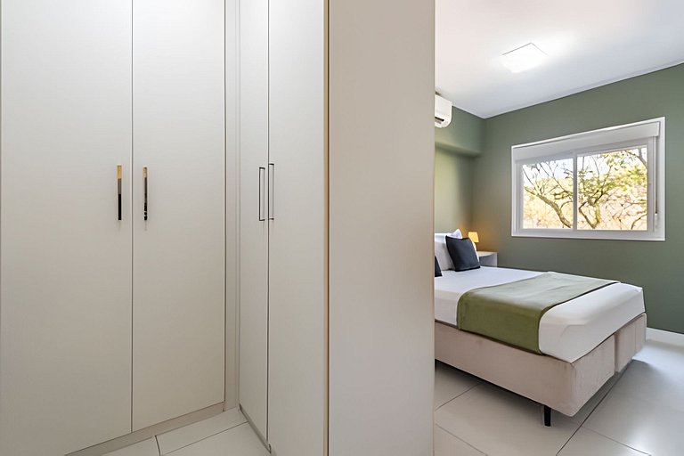 M3/206-2 quartos vista jardim garagem 200m Einsten