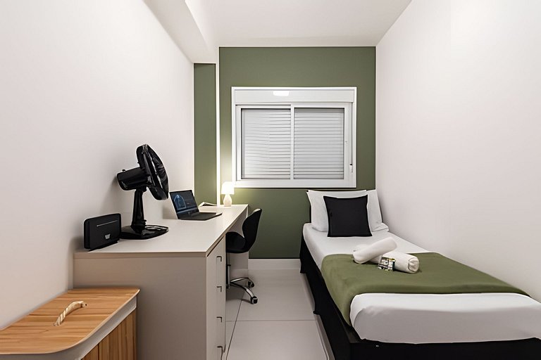 M3/206-2 quartos vista jardim garagem 200m Einsten