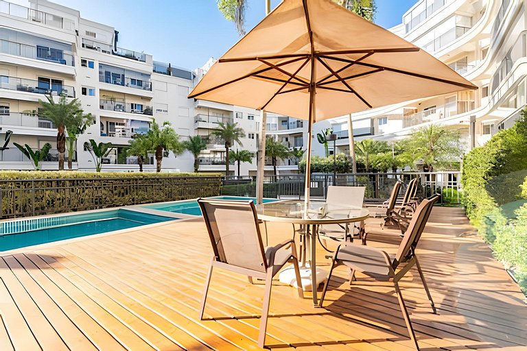 M3/206-2 quartos vista jardim garagem 200m Einsten