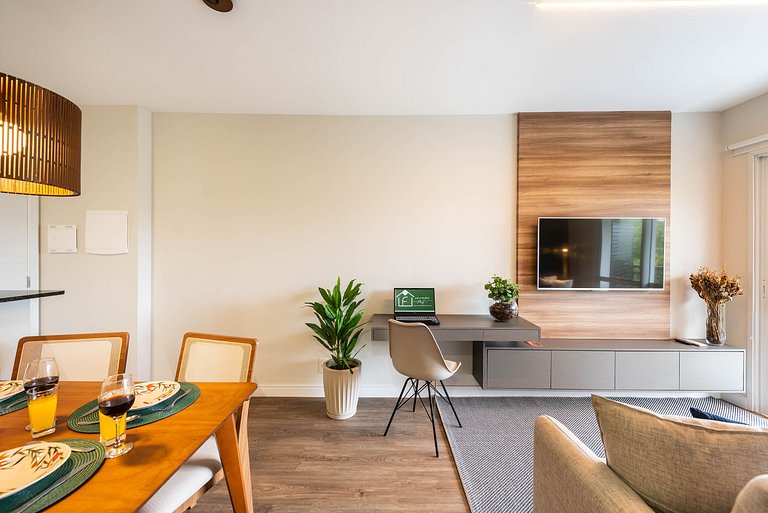 A5/104-Apto Einstein para 6 pessoas com cama King