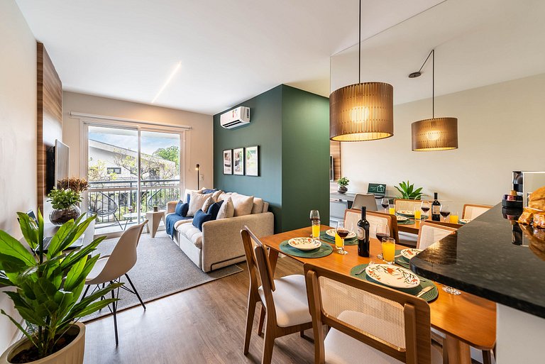 A5/104-Apto Einstein para 6 pessoas com cama King