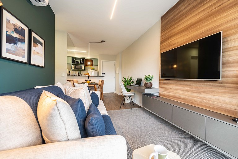 A5/104-Apto Einstein para 6 pessoas com cama King