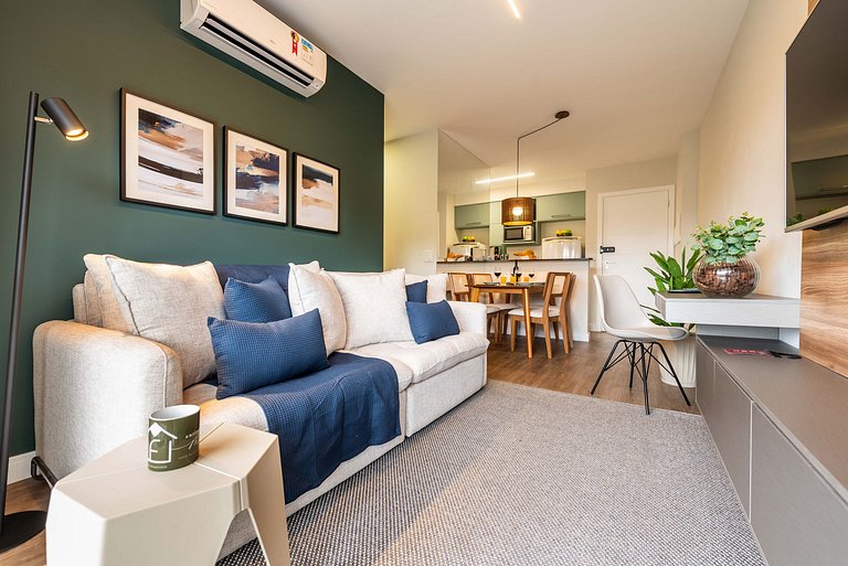 A5/104-Apto Einstein para 6 pessoas com cama King