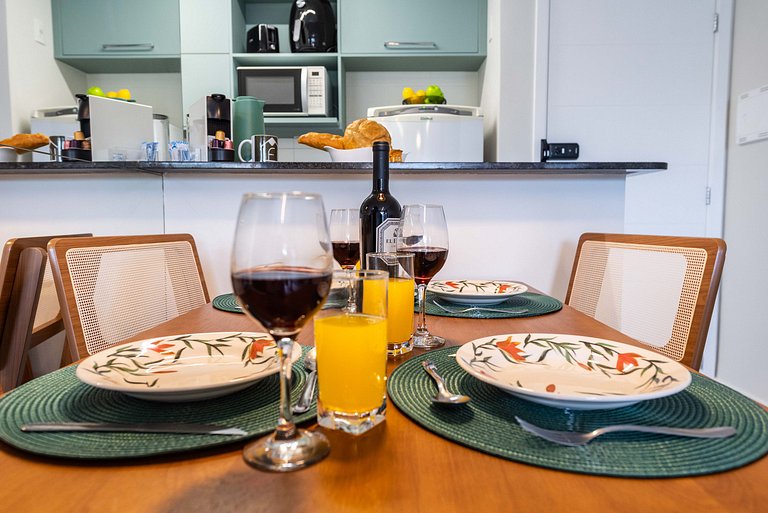 A5/104-Apto Einstein para 6 pessoas com cama King