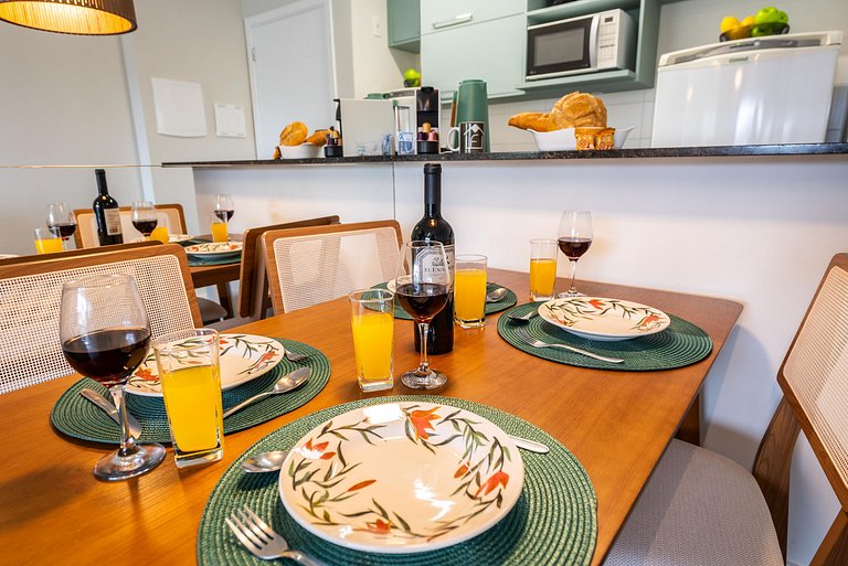 A5/104-Apto Einstein para 6 pessoas com cama King