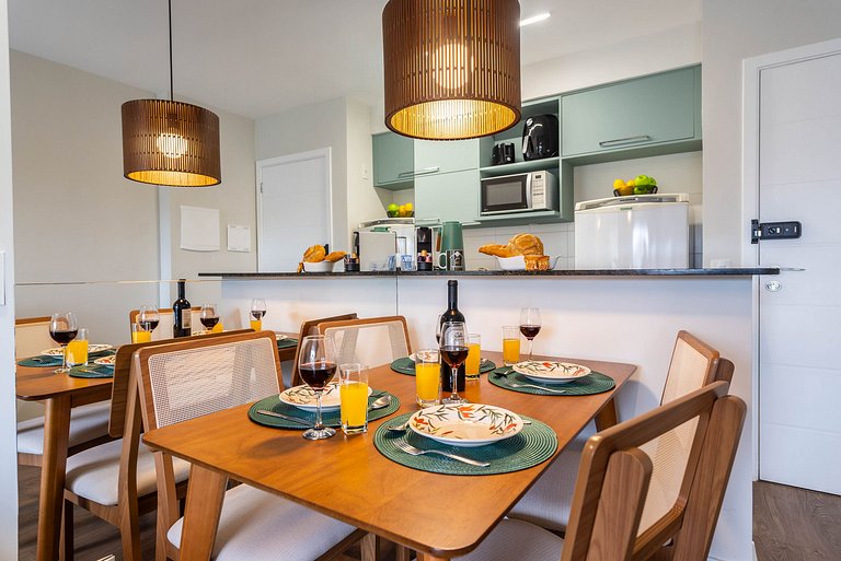 A5/104-Apto Einstein para 6 pessoas com cama King