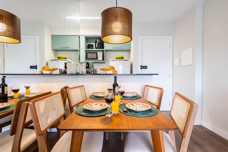 A5/104-Apto Einstein para 6 pessoas com cama King