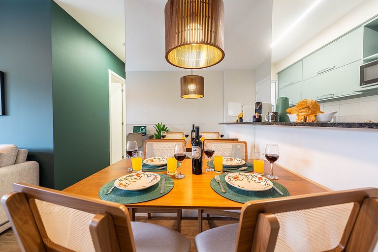 A5/104-Apto Einstein para 6 pessoas com cama King