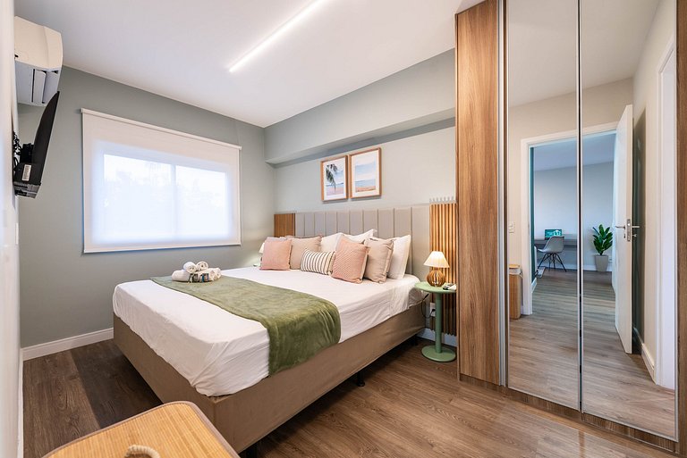 A5/104-Apto Einstein para 6 pessoas com cama King