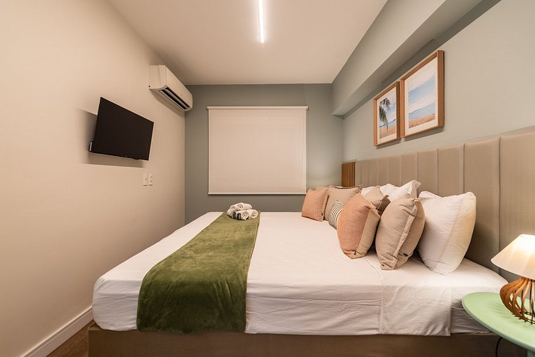 A5/104-Apto Einstein para 6 pessoas com cama King