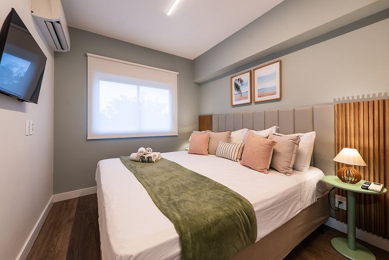 A5/104-Apto Einstein para 6 pessoas com cama King
