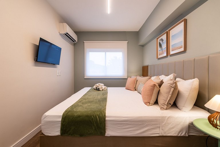 A5/104-Apto Einstein para 6 pessoas com cama King