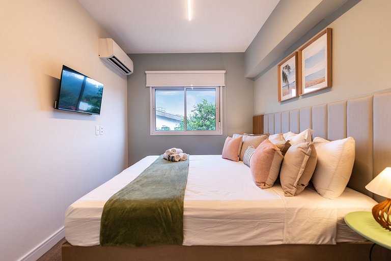 A5/104-Apto Einstein para 6 pessoas com cama King