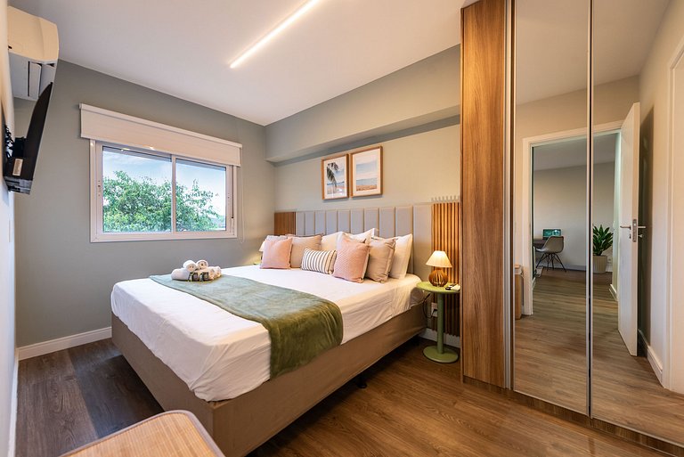 A5/104-Apto Einstein para 6 pessoas com cama King