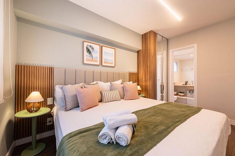 A5/104-Apto Einstein para 6 pessoas com cama King