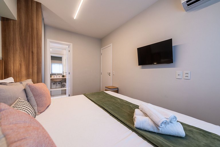 A5/104-Apto Einstein para 6 pessoas com cama King